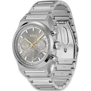 Montre homme Hugo Boss réf. 1514221, chronographe quartz, boîtier 41 mm, acier inoxydable, verre minéral – deuxième vue