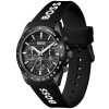 Montre homme Hugo Boss réf. 1514289, mouvement quartz, boîtier 41 mm, acier inoxydable, silicone, étanche 50 m – deuxième vue
