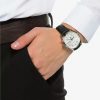 Montre homme Hugo Boss réf. 1513282, chronographe quartz, boîtier 42 mm, cuir, étanche 50 m – vue principale, Horlova Maroc