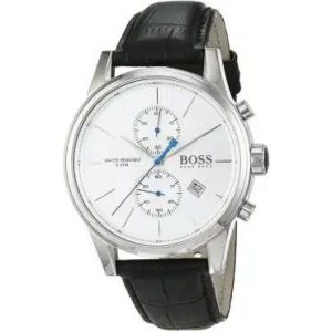Montre homme Hugo Boss réf. 1513282, chronographe quartz, boîtier 42 mm, cuir, étanche 50 m – deuxième vue