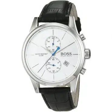 Montre homme Hugo Boss réf. 1513282, chronographe quartz, boîtier 42 mm, cuir, étanche 50 m – deuxième vue