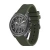 Montre homme Hugo Boss 42 mm réf. 1513952, cadran noir, bracelet cuir, mouvement quartz – vue de profil