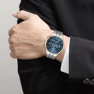 Montre homme Hugo Boss réf. 1514158, chronographe quartz, boîtier 42 mm, acier inoxydable, étanche 50 m – vue principale, Horlova Maroc