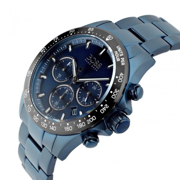 Montre homme Hugo Boss réf. 1513758, chronographe quartz, boîtier 43 mm, acier inoxydable – deuxième vue