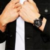 Montre homme Hugo Boss réf. 1513218, boîtier 44 mm, cuir, verre minéral – quatrième vue – Horlova Maroc