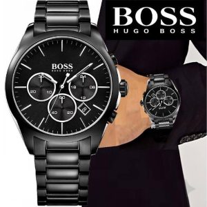 Montre homme Hugo Boss réf. 1513365, boîtier 44 mm, acier inoxydable, verre minéral – deuxième vue
