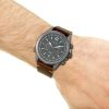 Montre homme Hugo Boss réf. 1513773, mouvement quartz, boîtier 44 mm, cuir – deuxième vue – Horlova Maroc