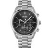 Montre homme Hugo Boss 44 mm réf. 1513871, bracelet acier, mouvement quartz chronographe – vue de face | Horlova Maroc