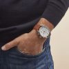 Montre homme Hugo Boss réf. 1513879, mouvement quartz, boîtier 44 mm, cuir, étanche 100 m – vue principale, Horlova Maroc