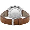 Montre homme Hugo Boss réf. 1513879, mouvement quartz, boîtier 44 mm, cuir, étanche 100 m – troisième vue