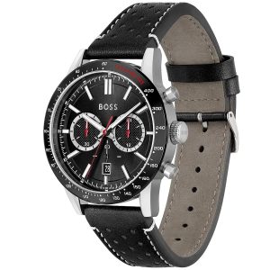 Montre homme Hugo Boss réf. 1513920, chronographe quartz, boîtier 44 mm, cuir, étanche 50 m – deuxième vue