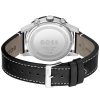 Montre homme Hugo Boss réf. 1513920, chronographe quartz, boîtier 44 mm, cuir, étanche 50 m – troisième vue