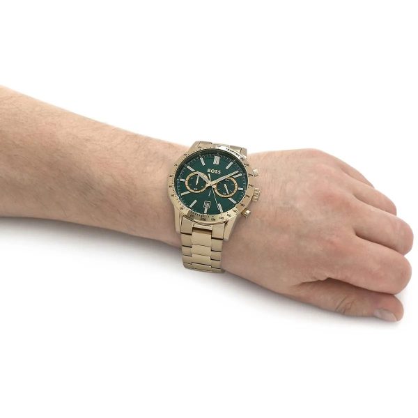 Montre homme Hugo Boss réf. 1513923, chronographe quartz, boîtier 44 mm, acier inoxydable, étanche 50 m – troisième vue