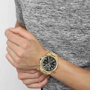 Montre homme Hugo Boss réf. 1513932, chronographe quartz, boîtier 44 mm, acier inoxydable, étanche 100 m – deuxième vue