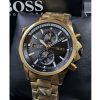 Montre homme Hugo Boss réf. 1513932, chronographe quartz, boîtier 44 mm, acier inoxydable, étanche 100 m – troisième vue
