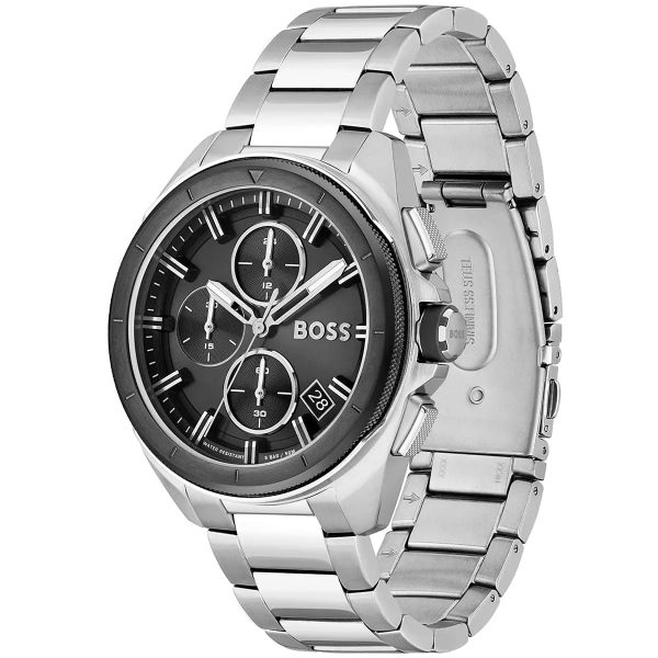 Montre homme Hugo Boss réf. 1513949, chronographe quartz, boîtier 44 mm, acier inoxydable, étanche 50 m – quatrième vue