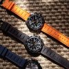 Montre homme Hugo Boss réf. 1513970, chronographe quartz, boîtier 44 mm, silicone, étanche 50 m – troisième vue