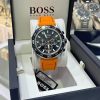 Montre homme Hugo Boss réf. 1513970, chronographe quartz, boîtier 44 mm, silicone, étanche 50 m – quatrième vue