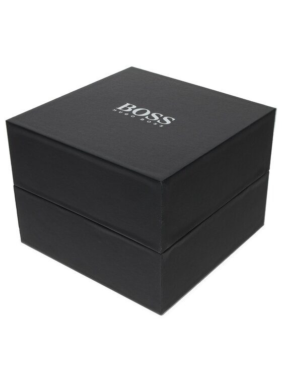 Montre homme Hugo Boss réf. 1514031, mouvement quartz, boîtier 44 mm, cuir, verre minéral – troisième vue