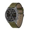 Montre homme Hugo Boss réf. 1514148, mouvement quartz, boîtier 44 mm, acier inoxydable, cuir, verre minéral – deuxième vue