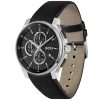 Montre homme Hugo Boss réf. 1514188, chronographe quartz, boîtier 44 mm, cuir, étanche 30 m – deuxième vue