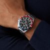 Montre homme Hugo Boss réf. 1514108, chronographe quartz, boîtier 45 mm, acier inoxydable, étanche 50 m – deuxième vue