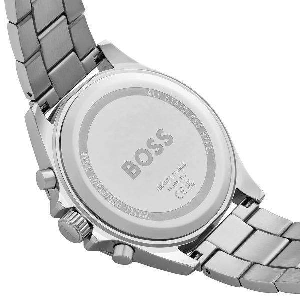 Montre homme Hugo Boss réf. 1514108, chronographe quartz, boîtier 45 mm, acier inoxydable, étanche 50 m – quatrième vue