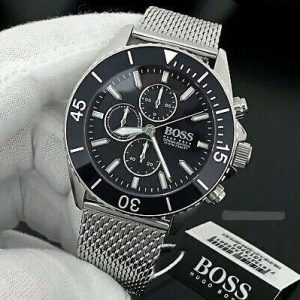 Montre homme Hugo Boss réf. 1513701, chronographe quartz, boîtier 46 mm, acier inoxydable – deuxième vue