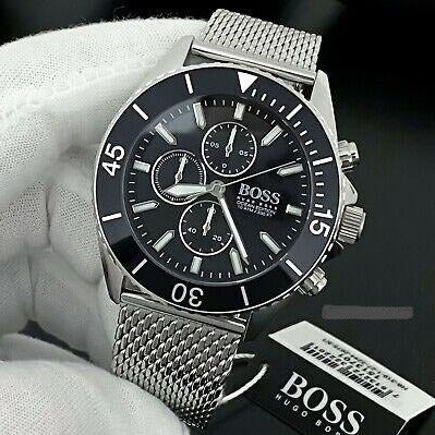 Montre homme Hugo Boss réf. 1513701, chronographe quartz, boîtier 46 mm, acier inoxydable – deuxième vue