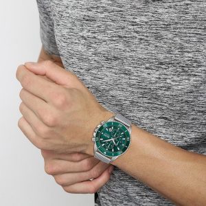 Montre homme Hugo Boss réf. 1513905, chronographe quartz, boîtier 46 mm, acier inoxydable – deuxième vue