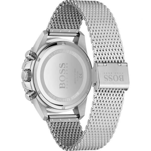 Montre homme Hugo Boss réf. 1513905, chronographe quartz, boîtier 46 mm, acier inoxydable – troisième vue
