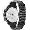 Montre homme Hugo Boss Aero 44 mm réf. 1513771, cadran noir, mouvement quartz – vue rapprochée