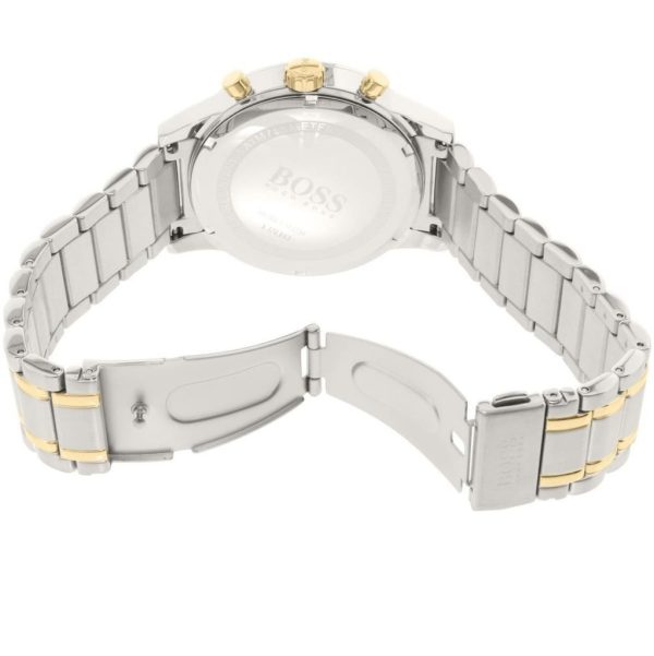 Montre homme Hugo Boss Aeroliner réf. 1513236, mouvement quartz, boîtier 44 mm, acier inoxydable, étanche 50 m – quatrième vue