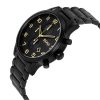 Montre homme Hugo Boss Aeroliner réf. 1513275, chronographe quartz, boîtier 44 mm, acier inoxydable, cuir – deuxième vue