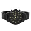 Montre homme Hugo Boss Aeroliner réf. 1513275, chronographe quartz, boîtier 44 mm, acier inoxydable, cuir – troisième vue