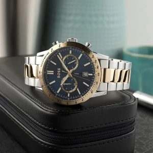 Montre homme Hugo Boss Allure réf. 1514163, mouvement quartz, boîtier 44 mm, acier inoxydable – deuxième vue