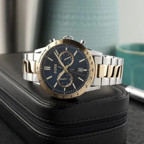 Montre homme Hugo Boss Allure réf. 1514163, mouvement quartz, boîtier 44 mm, acier inoxydable – deuxième vue
