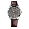 Montre homme Hugo Boss Ambassador 43 mm réf. 1513041, cadran gris, mouvement quartz – vue de face | Horlova Maroc