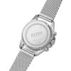 Montre homme Hugo Boss Amiral 46 mm réf. 1513904, cadran noir, bracelet acier – autre angle