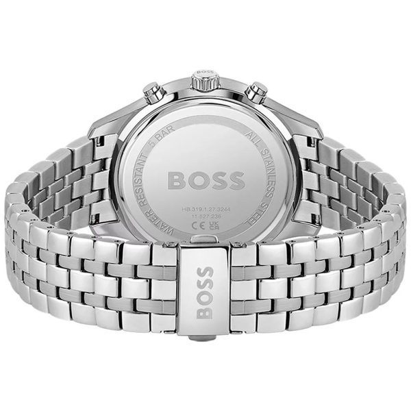 Montre homme Hugo Boss Associate réf. 1513975, mouvement quartz, boîtier 42 mm, acier inoxydable – troisième vue