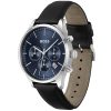 Montre homme Hugo Boss Avery réf. 1514156, mouvement quartz, boîtier 42 mm, cuir – troisième vue