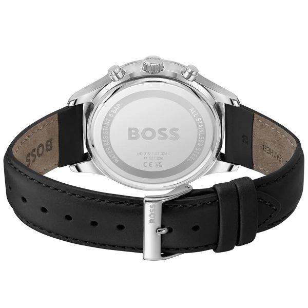 Montre homme Hugo Boss Avery réf. 1514156, mouvement quartz, boîtier 42 mm, cuir – quatrième vue