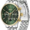 Montre homme Hugo Boss Avery réf. 1514159, chronographe quartz, boîtier 42 mm, acier inoxydable, verre minéral, étanche 50 m – deuxième vue