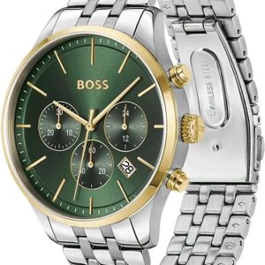 Montre homme Hugo Boss Avery réf. 1514159, chronographe quartz, boîtier 42 mm, acier inoxydable, verre minéral, étanche 50 m – deuxième vue