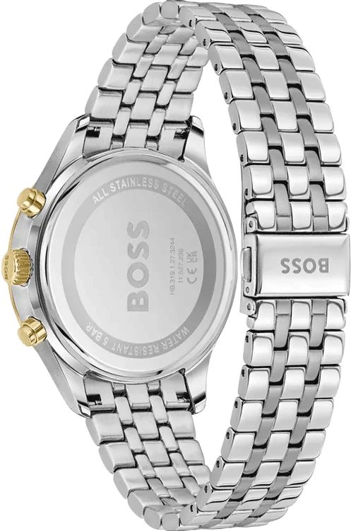 Montre homme Hugo Boss Avery réf. 1514159, chronographe quartz, boîtier 42 mm, acier inoxydable, verre minéral, étanche 50 m – troisième vue