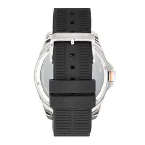 Montre homme Hugo Boss Berlin réf. 1513290, mouvement quartz, boîtier 48 mm, acier inoxydable, silicone, verre minéral – deuxième vue