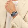 Montre homme Hugo Boss Candor réf. 1514243, chronographe quartz, boîtier 41 mm, silicone – vue principale, Horlova Maroc