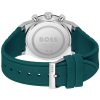 Montre homme Hugo Boss Candor réf. 1514244, chronographe quartz, boîtier 41 mm, silicone, étanche 50 m – troisième vue