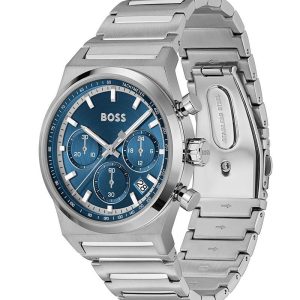 Montre homme Hugo Boss Candor réf. 1514250, chronographe quartz, boîtier 41 mm, acier inoxydable – deuxième vue