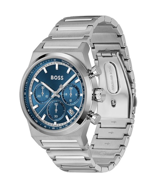 Montre homme Hugo Boss Candor réf. 1514250, chronographe quartz, boîtier 41 mm, acier inoxydable – deuxième vue